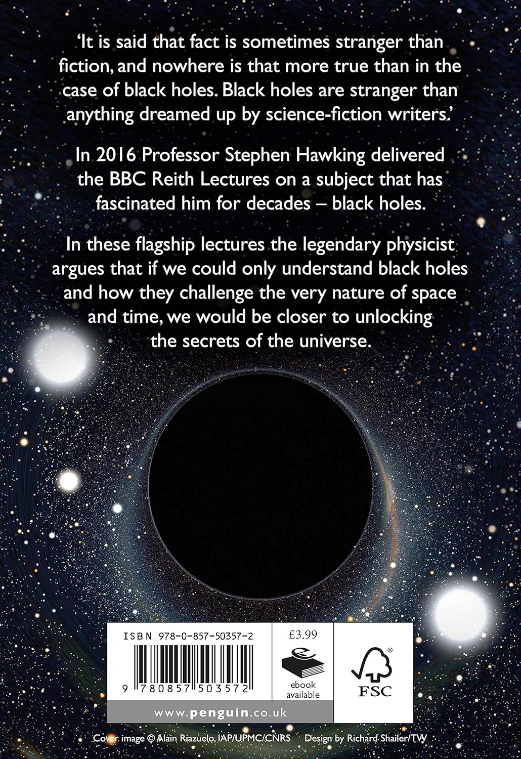 Black Holes: The Reith Lectures